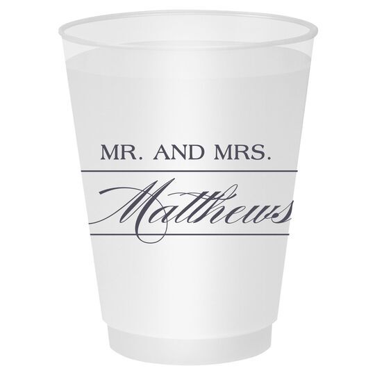 Mr. and Mrs. Shatterproof Cups